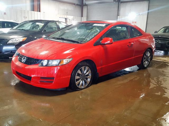 2HGFG12879H522164 - 2009 HONDA CIVIC EX  photo 2