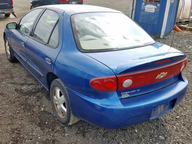 1G1JF52F147128223 - 2004 CHEVROLET CAVALIER L BLUE photo 3