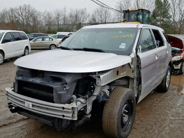 1FM5K8B83EGB11623 - 2014 FORD EXPLORER SILVER photo 2