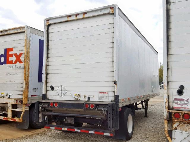 1JJV281W11L705558 - 2001 WABASH 28 TRAILER WHITE photo 4