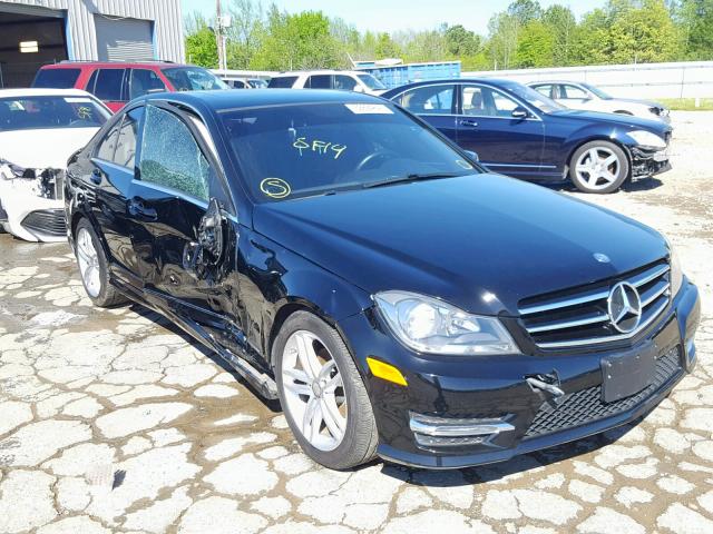 WDDGF4HB3EA961273 - 2014 MERCEDES-BENZ C 250 BLACK photo 1