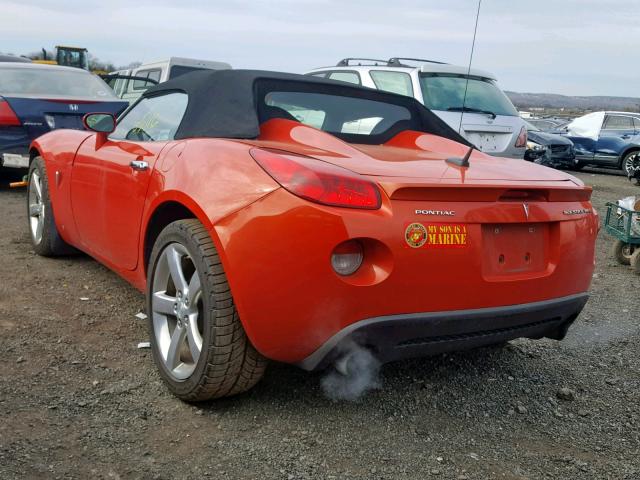 1G2MG35X78Y115152 - 2008 PONTIAC SOLSTICE G ORANGE photo 3