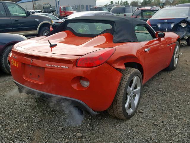 1G2MG35X78Y115152 - 2008 PONTIAC SOLSTICE G ORANGE photo 4