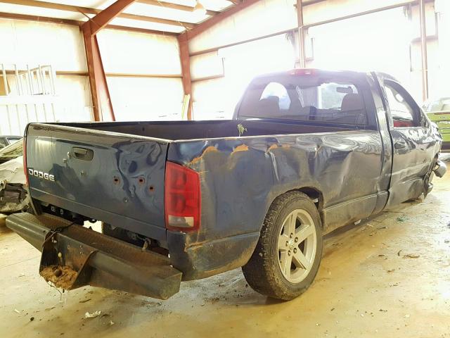 1D7HA16N23J679671 - 2003 DODGE RAM 1500 S BLUE photo 4