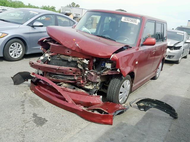 JTLKT324064106343 - 2006 TOYOTA SCION XB 勃艮第红 照片 2
