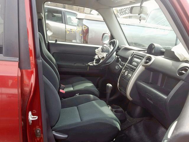 JTLKT324064106343 - 2006 TOYOTA SCION XB 勃艮第红 照片 5