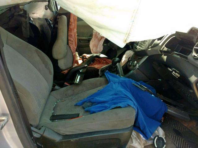 1G1JB5SH8C4215226 - 2012 CHEVROLET SONIC LS SILVER photo 5