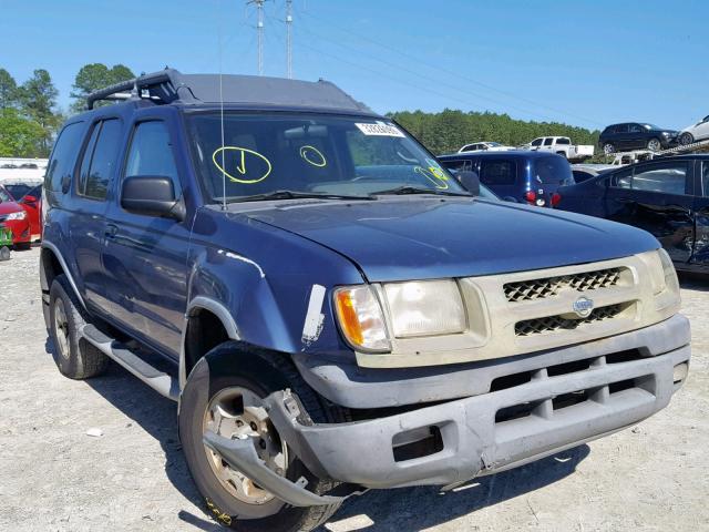 5N1ED28TXYC575703 - 2000 NISSAN XTERRA BLUE photo 1