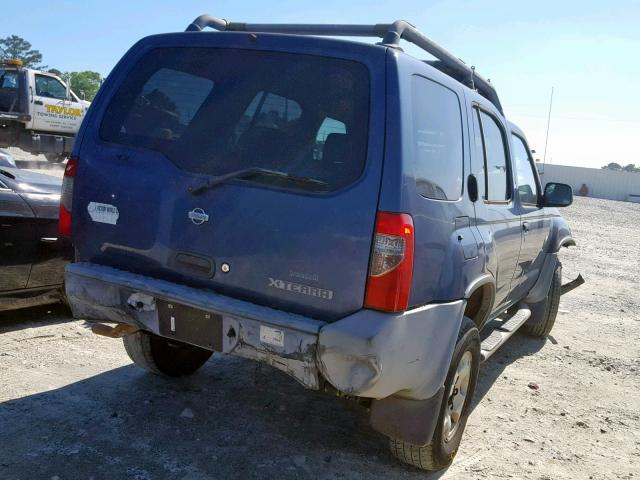 5N1ED28TXYC575703 - 2000 NISSAN XTERRA BLUE photo 4