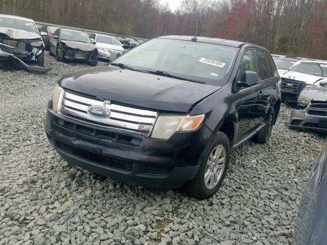 2FMDK36C48BA59931 - 2008 FORD EDGE SE BLACK photo 2