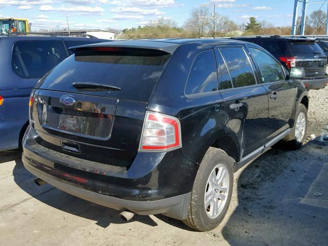 2FMDK36C48BA59931 - 2008 FORD EDGE SE BLACK photo 4