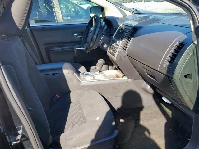 2FMDK36C48BA59931 - 2008 FORD EDGE SE BLACK photo 5