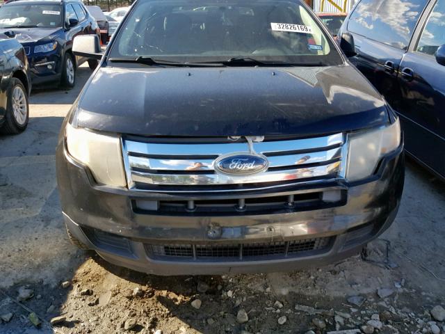 2FMDK36C48BA59931 - 2008 FORD EDGE SE BLACK photo 9