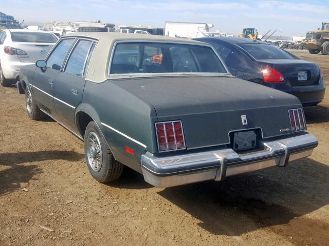 1G3AR69A6BD474779 - 1981 OLDSMOBILE CUTLASS SU GREEN photo 3