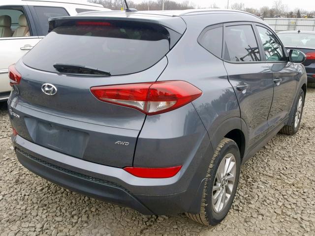 KM8J3CA49GU065653 - 2016 HYUNDAI TUCSON LIM BLACK photo 4