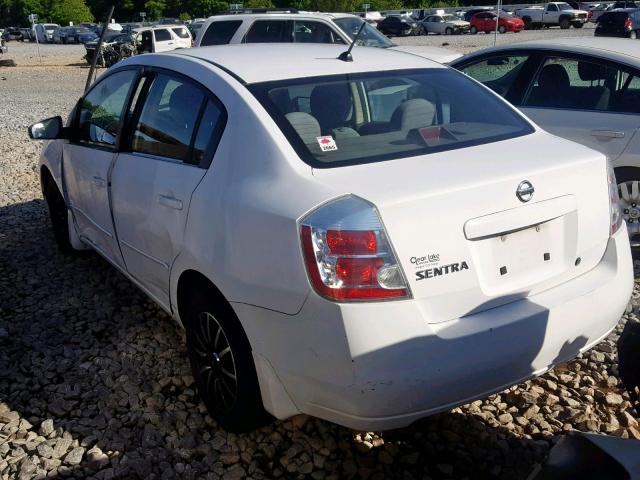 3N1AB61E88L692294 - 2008 NISSAN SENTRA 2.0 WHITE photo 3