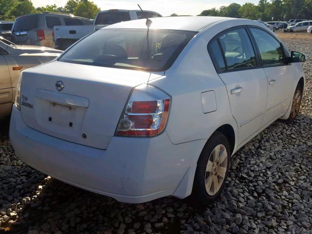 3N1AB61E88L692294 - 2008 NISSAN SENTRA 2.0 WHITE photo 4