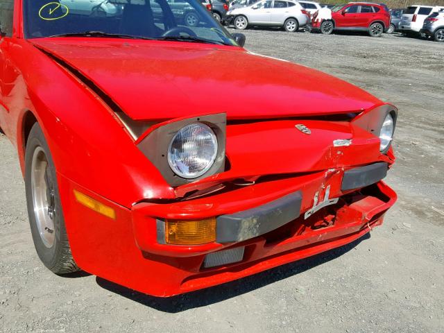 WP0AA0948GN453349 - 1986 PORSCHE 944 RED photo 9