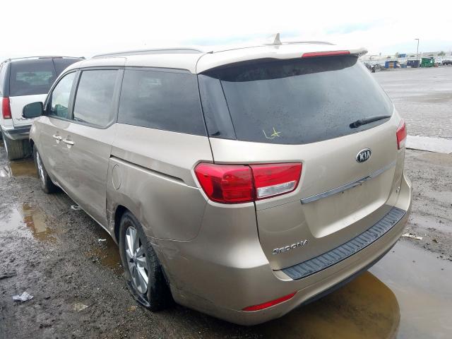 KNDMB5C17F6067715 - 2015 KIA SEDONA LX  photo 3