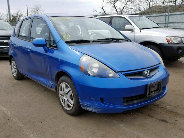 JHMGD37457S041332 - 2007 HONDA FIT BLUE photo 1