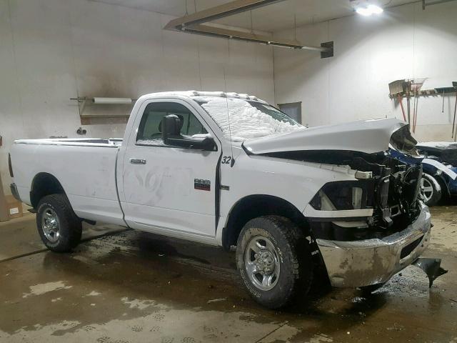 3C6LD5BTXCG151909 - 2012 DODGE RAM 2500 S WHITE photo 1