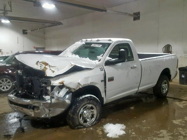 3C6LD5BTXCG151909 - 2012 DODGE RAM 2500 S WHITE photo 2