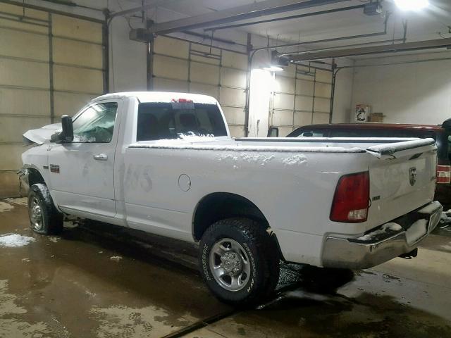 3C6LD5BTXCG151909 - 2012 DODGE RAM 2500 S WHITE photo 3