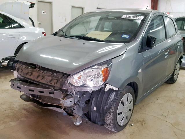 ML32A3HJ9FH049022 - 2015 MITSUBISHI MIRAGE DE CHARCOAL photo 2