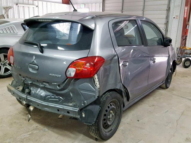 ML32A3HJ9FH049022 - 2015 MITSUBISHI MIRAGE DE CHARCOAL photo 4