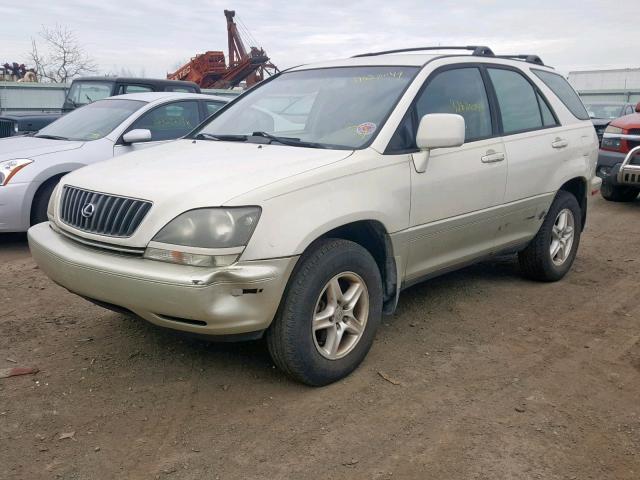 JT6HF10U6Y0152989 - 2000 LEXUS RX 300 WHITE photo 2