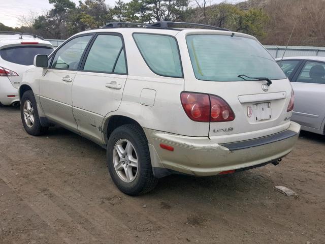 JT6HF10U6Y0152989 - 2000 LEXUS RX 300 WHITE photo 3