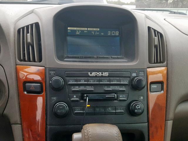 JT6HF10U6Y0152989 - 2000 LEXUS RX 300 WHITE photo 9