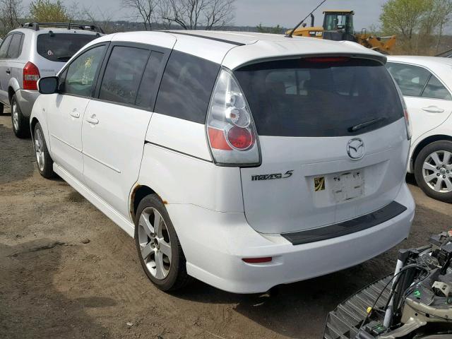 JM1CR293970145852 - 2007 MAZDA 5 WHITE photo 3