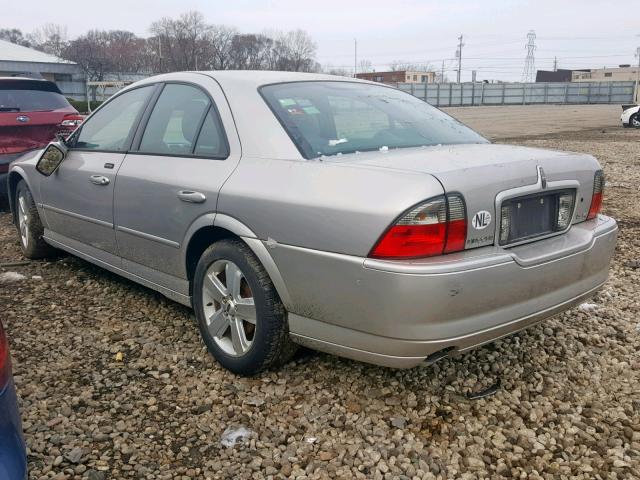 1LNFM87A16Y610040 - 2006 LINCOLN LS SILVER photo 3