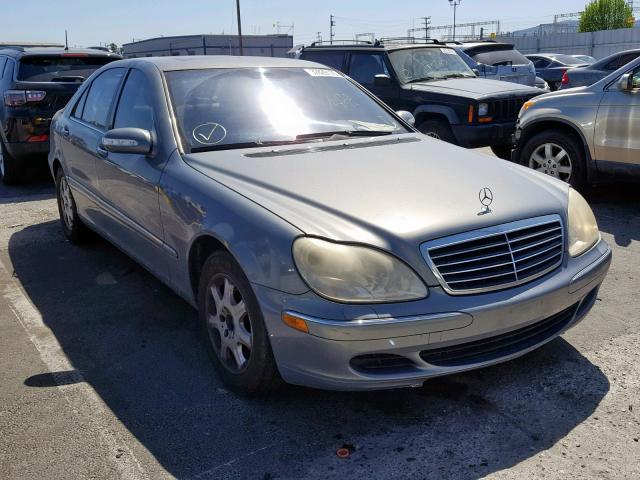 WDBNG70J54A395469 - 2004 MERCEDES-BENZ S 430 BLUE photo 1