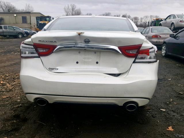 1N4AA6AP9JC399738 - 2018 NISSAN MAXIMA 3.5 WHITE photo 9