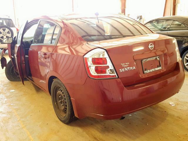 3N1AB61E88L644424 - 2008 NISSAN SENTRA 2.0 RED photo 3