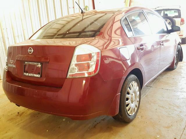 3N1AB61E88L644424 - 2008 NISSAN SENTRA 2.0 RED photo 4