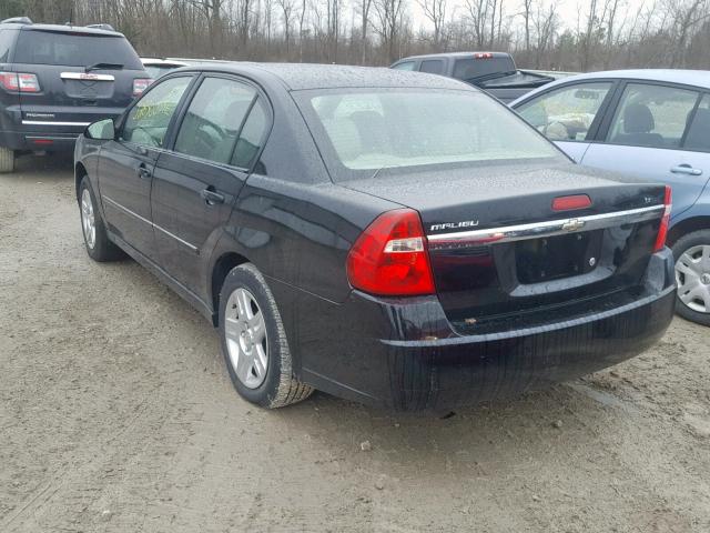 1G1ZT51F66F273117 - 2006 CHEVROLET MALIBU LT BLACK photo 3