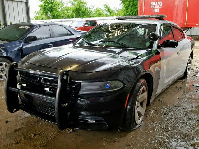 2C3CDXAT4FH748360 - 2015 DODGE CHARGER PO BLACK photo 2