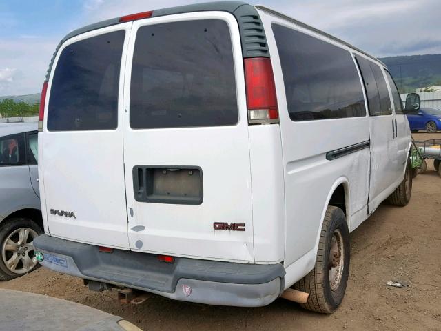 1GJHG39R3X1053340 - 1999 GMC SAVANA G35 WHITE photo 4