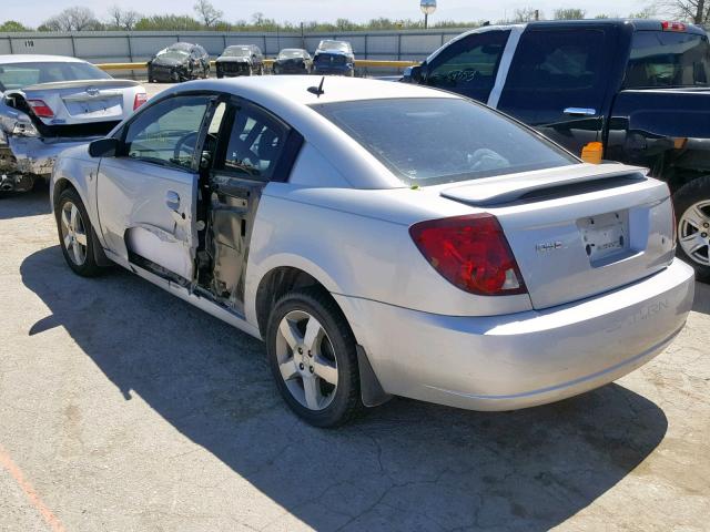 1G8AV15F97Z111722 - 2007 SATURN ION LEVEL SILVER photo 3