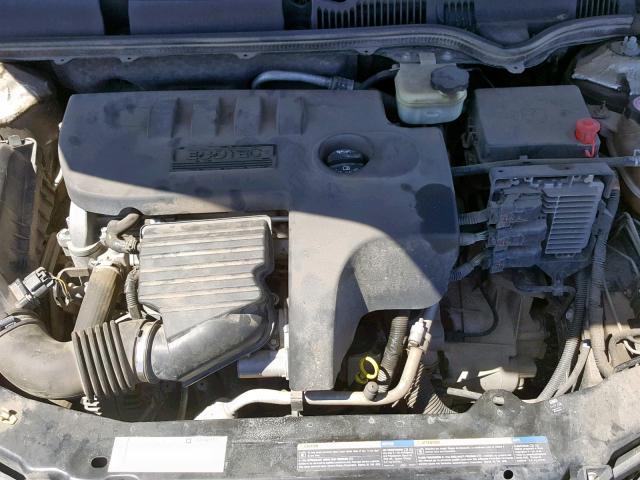 1G8AV15F97Z111722 - 2007 SATURN ION LEVEL SILVER photo 7