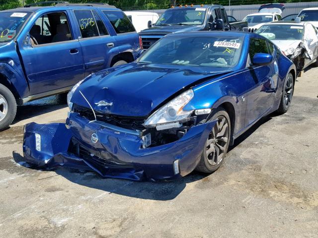 JN1AZ4EH7HM955045 - 2017 NISSAN 370Z BASE BLUE photo 2