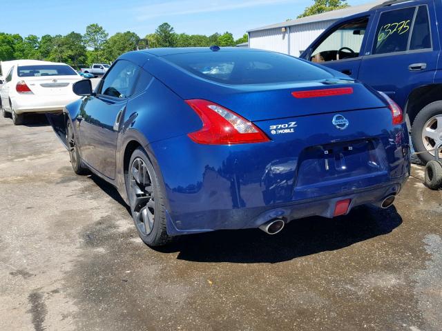 JN1AZ4EH7HM955045 - 2017 NISSAN 370Z BASE BLUE photo 3