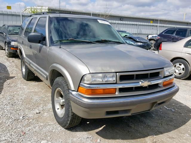 1GNCS13W5Y2186204 - 2000 CHEVROLET BLAZER BEIGE photo 1