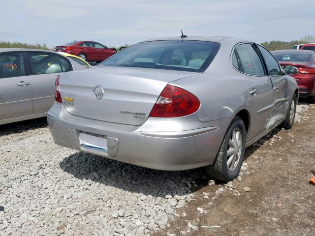 2G4WD582061169266 - 2006 BUICK LACROSSE C GRAY photo 4