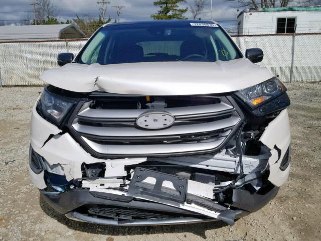 2FMPK4J8XJBC30967 - 2018 FORD EDGE SEL WHITE photo 9