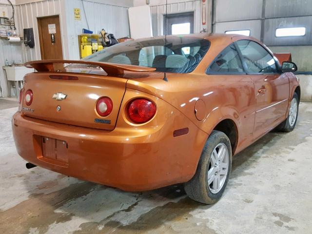 1G1AL18F767697931 - 2006 CHEVROLET COBALT LT ORANGE photo 4