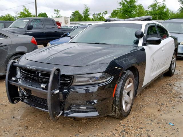 2C3CDXAT2JH225539 - 2018 DODGE CHARGER PO BLACK photo 2